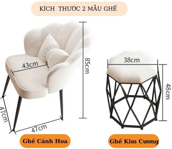 Ghế Bàn phấn trang điểm