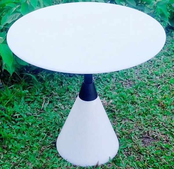Bàn tab đá Trắng muối, Trắng vân HBS01-C