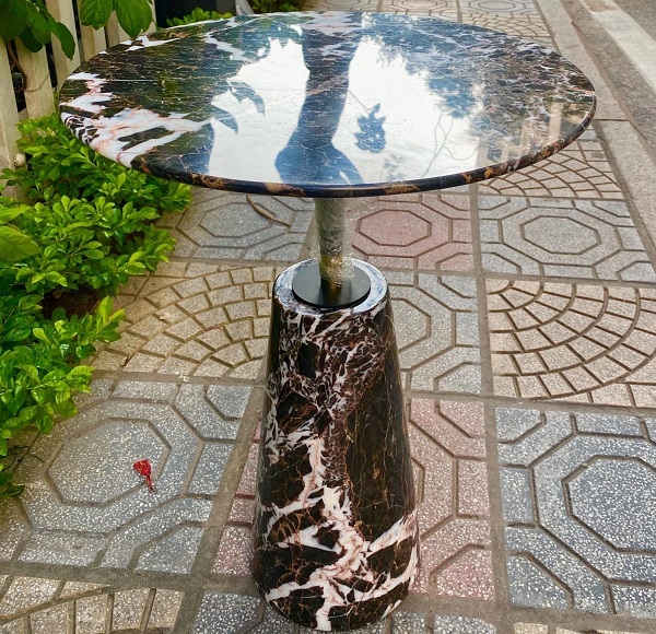 Bàn tab mặt đá da báo HBS02-C