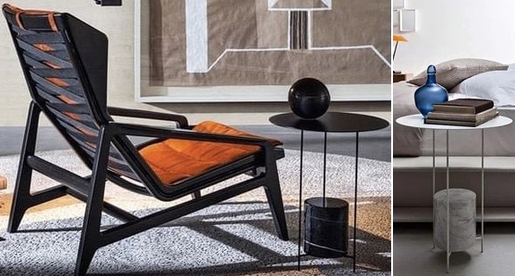 Bàn trà chân và mặt sắt sơn tĩnh điện HBS12-A