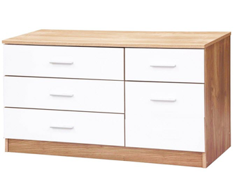 Tủ để đồ đa năng 4 ngăn kéo 1m TDN26 Xoan Đào và Trắng giá rẻ