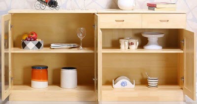 Tủ để đồ gỗ gia dụng gỗ cao su 80cm TDN13 R 800 có ngăn kéo và không