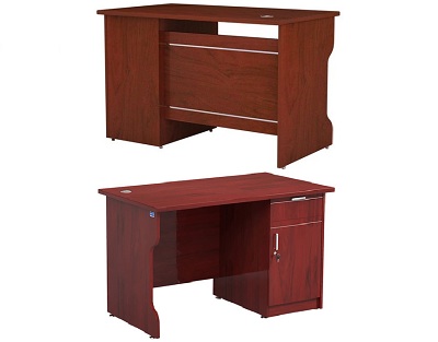 Bàn gỗ công nghiệp MDF sơn PU BHV84 Bàn làm từ gỗ công nghiệp MDF, phủ sơn PU cao cấp nhập khẩu chống cháy Yếm bàn, mặt ngăn kéo OD1200C