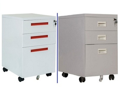 Hộc sắt di động sơn tĩnh điện hiện đại Màu trắng TDN33 HS2D