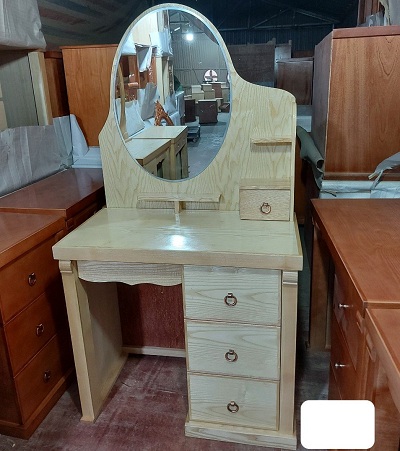 Bàn phấn gỗ sồi 3 ngăn kéo BP58
