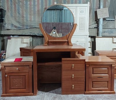 Bàn phấn hiện đại gỗ xoan đào verneer BP40 kích thước Rộng 80 hiện đại