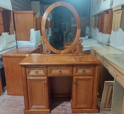 Bàn trang điểm gỗ xoan đào thiên nga BP38 kích thước Rộng 1000 mm