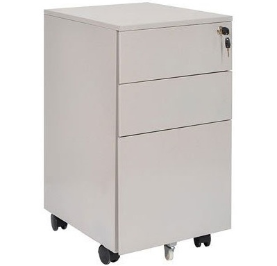 Tủ di động có bánh xe hộc sắt sơn tĩnh điện TDN38 màu ghi sáng HS5