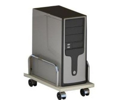 Kệ để case máy tính có bánh xe di chuyển PK02 gỗ công nghiệp Malamine hrc02