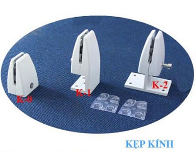Kẹp kính vách ngăn văn phòng PK09 KK01