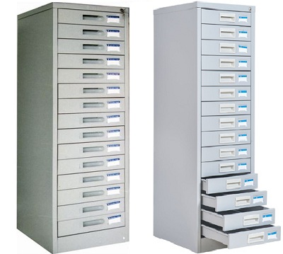 Tủ hồ sơ 15 ngăn sắt sơn tĩnh điện TVP37 đựng file trong văn phòng tu15f