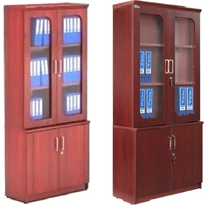 Tủ gỗ tài liệu văn phòng sơn PU TVP17
