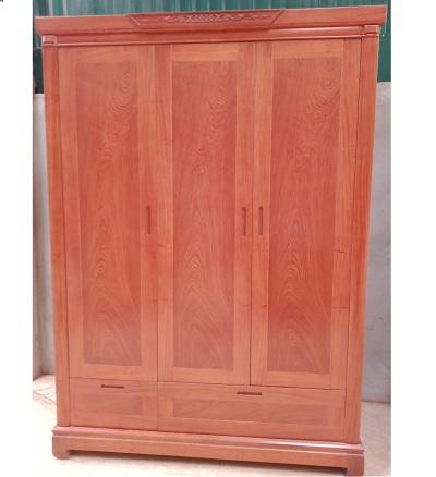 Tủ quần áo gỗ Hương Đá 3 cánh cao cấp GTQA57