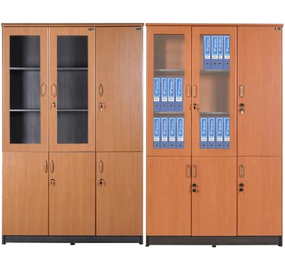 Tủ tài liệu 3 buồng gỗ công nghiệp TVP35