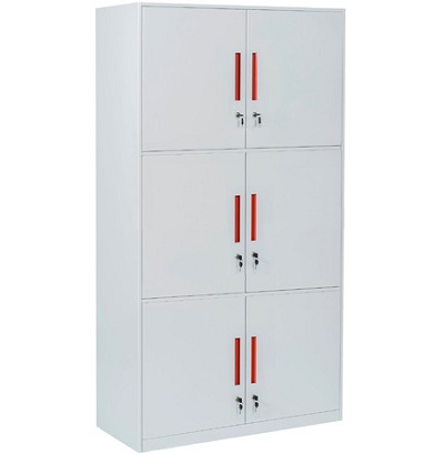 Tủ tài liệu thép sơn tĩnh điện 6 khoang cánh mở TVP51 TU09K6D