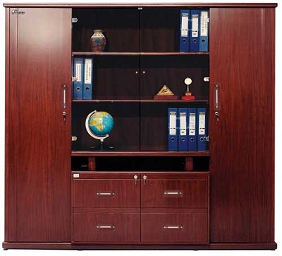 Tủ tài liệu 4 buồng gỗ MDF sơn PU TVP14 dc2200h2