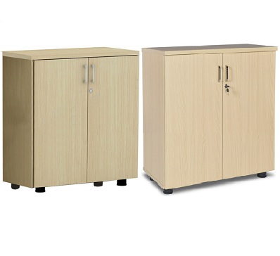 Tủ tài liệu thấp gỗ công nghiệp 2 cánh mở TVP43 đợt cố định 2 khoang AT880D