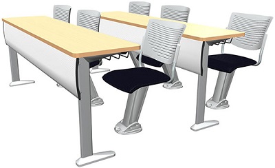 Bàn ghế cố định lớp học Kotobuki Sea SDA-700-39