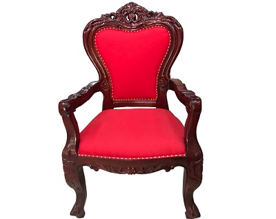 Ghế chủ tọa gỗ xoan đào chạm trổ đệm bọc nỉ GHT58 Sản phẩm là thiết kế sử dụng cho các lãnh đạo, người đứng đầu sử dụng trong văn phòng