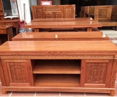 Kệ tivi verneer gỗ xoan đào 1m2