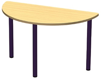 Bàn thư viện Kotobuki Sea rộng 120cm FTA-1500 kích thước Dài 120