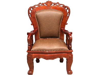 Ghế lãnh đạo gỗ tự nhiên bọc da nam đinh đồng GHT76 mặt ghế bọc da cao cấp thiết kế sang trọng hiện đại được nạm đinh đồng tạo điểm nhấn dang tân cổ điển