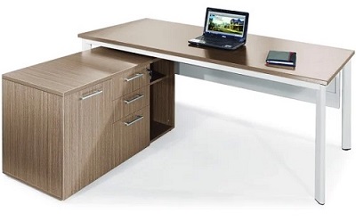 Bàn lãnh đạo gỗ ép MFC chân ống oval BHV196