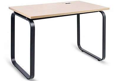 Bàn làm việc mặt gỗ chân sắt sơn tĩnh điện BHV202