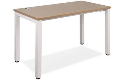 Bàn văn phòng mặt gỗ chân sắt sơn tĩnh điện BHV210 Rộng 120-140
