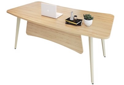Bàn giám đốc gỗ kết hợp chân sắt BHV187