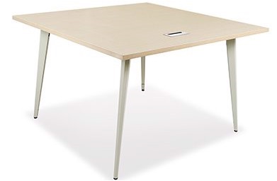 Bàn làm việc đôi gỗ ép công nghiệp chân thép tấm gấp BHV199