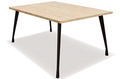 Bàn làm việc 2 người mặt gỗ công nghiệp chân sắt đen BHV208