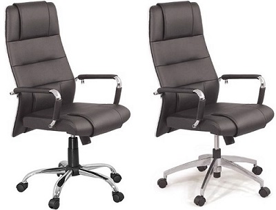 Ghế xoay đệm bọc da PU cao cấp lưng cao GONC19