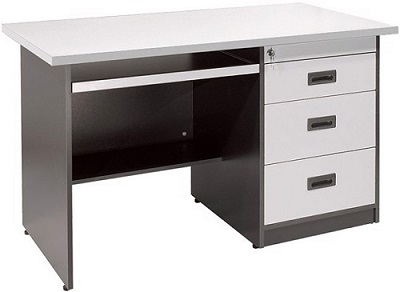 Bàn máy tính hộc liền 3 ngăn kéo BONC238 BG06M