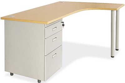 Bàn góc lệch trái gỗ công nghiệp BONC247