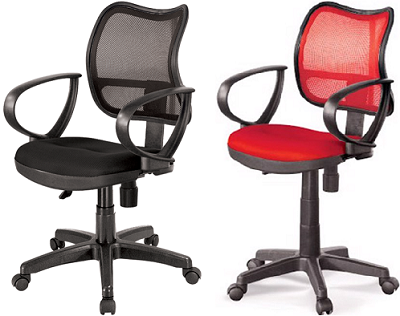 Ghế xoay nhân viên lưng điều chỉnh bọc vải lưới GONC36