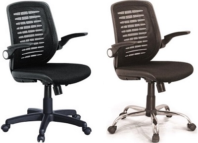 Ghế làm việc chân xoay bọc lưới cao cấp GONC09, GX17B-N, GX17B-M