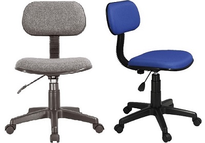 Ghế xoay nhân viên lưng con bọc vải nỉ GONC31