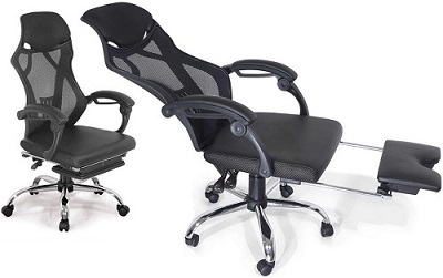 Ghế xoay nhân viên lưng lưới có chế độ nằm nghỉ GONC78