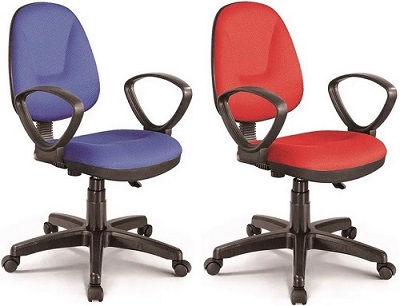 Ghế xoay nhân viên bọc vải nỉ GONC34