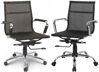 Ghế văn phòng khung thép cường độ cao hợp kim nhôm GONC12 GX19A-HK, GX19A-M