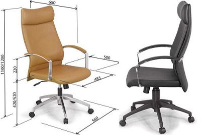 Ghế xoay giám đốc bọc da GONC25 bọc da PU cao cấp