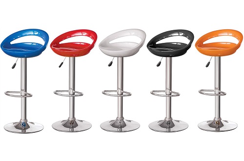Ghế bar mặt nhựa hình đĩa BONC01 B01