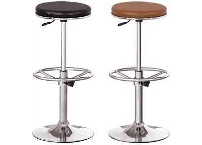Ghế bar mặt ngồi tròn mút đúc 40mm bọc da PU cao cấp BONC10 B09 B09