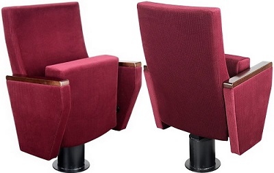 Ghế nhà hát chân bệ trụ tròn cố định Gauss FDY-240