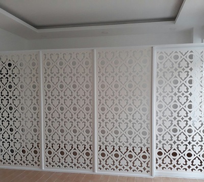 Vách tối giản gỗ trang trí VG118 vẻ ngoài trang nhã hiện đại GHO-5101