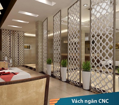 Vách ngăn gỗ ép công nghiệp hiện đại VG184 tính thẩm mỹ cao GHO-516