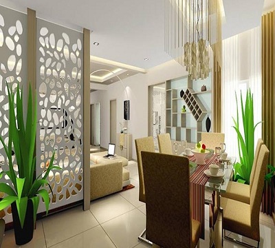 Vách ngăn gỗ công nghiệp gỗ phòng khách VG159 thiết kế phòng khách GHO-542