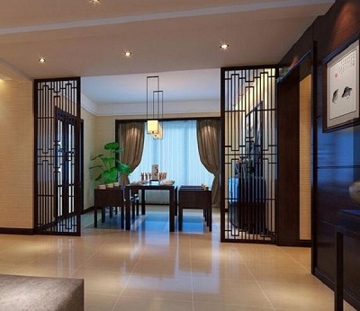 Vách ngăn gỗ công nghiệp phòng ăn VG56