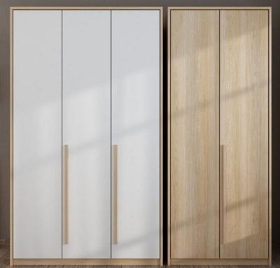 Tủ quần áo cánh mở bản lề thiết kế hiện đại GMDF260 GHS-5523